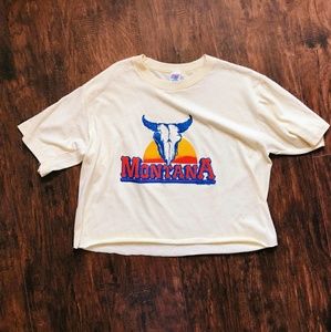 Vintage inspired yellow Montana shirt